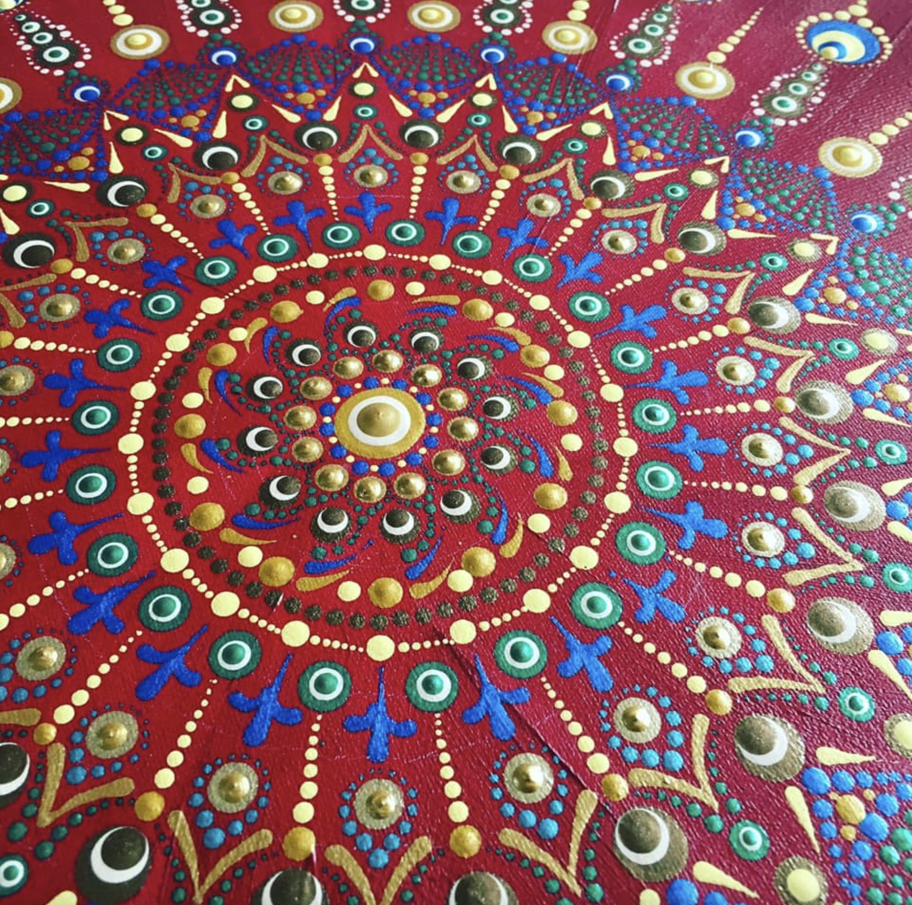 Mandala Canvas Painting workshop with MandaLove by Nelly